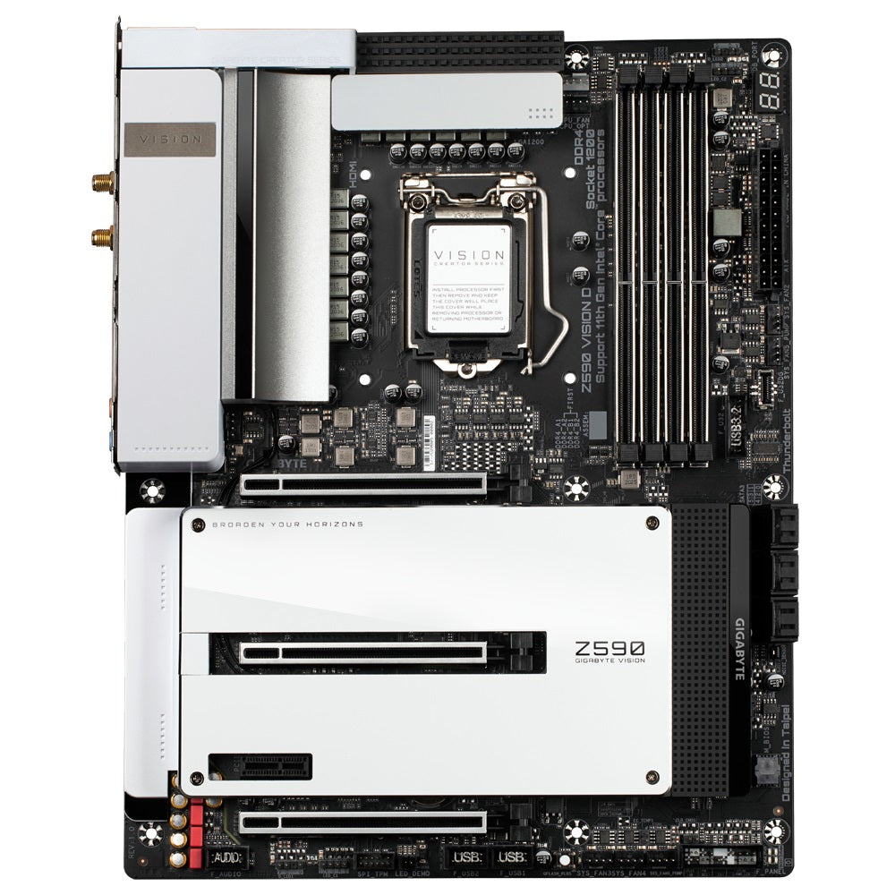 Gigabyte Z590 VISION D motherboard Intel Z590 LGA 1200 ATX