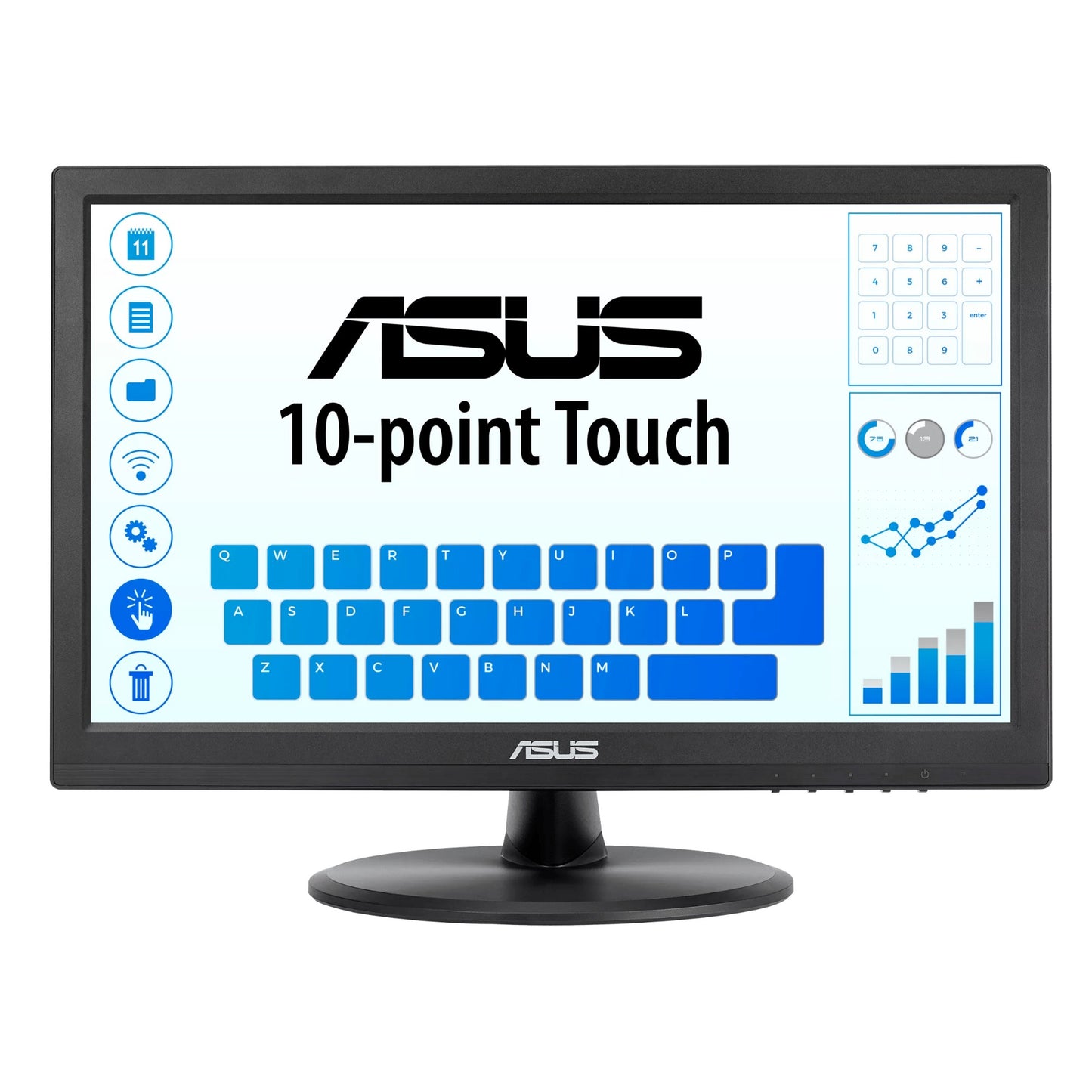 ASUS VT168HR 15.6" 1366 x 768 pixels WXGA LED Touchscreen Black