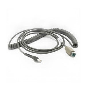 Zebra CBA-U08-C15ZAR USB cable 177.2" (4.5 m) USB A Gray