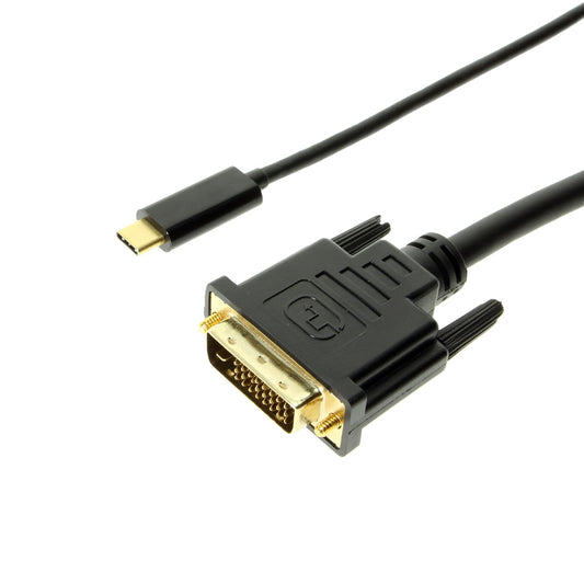 USBCDVIM06-AX - Axiom USB-C MALE TO DVI MALE ADAPTER CABLE 6FT