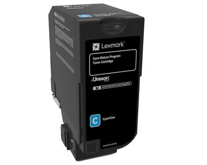 Lexmark 74C10C0 toner cartridge Original Cyan 1 pcs