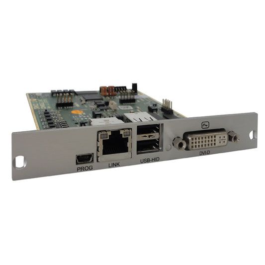 MODULAR KVM EXTENDER RECEIVER INTERFACE CARD - DVI-D, USB HID, CATX, GSA, TAA