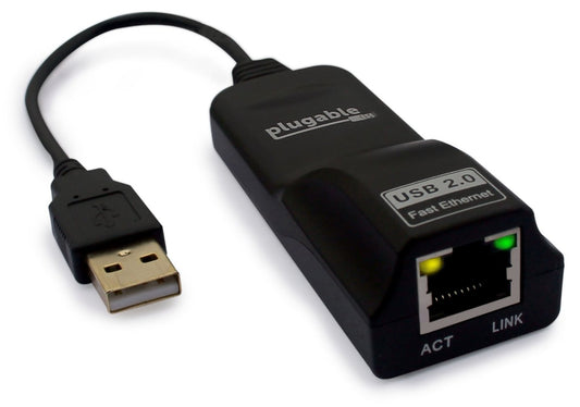 USB2-E100 - PLUGABLE TECHNOLOGIES PLUGABLE USB 2.0 TO ETHERNET ADAPTER