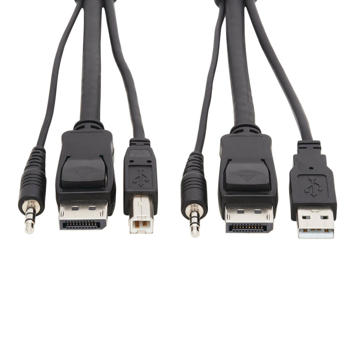 DISPLAYPORT KVM CABLE KIT, 3 IN 1 - 4K DISPLAYPORT, USB, 3.5 MM AUDIO (3XM/3XM),