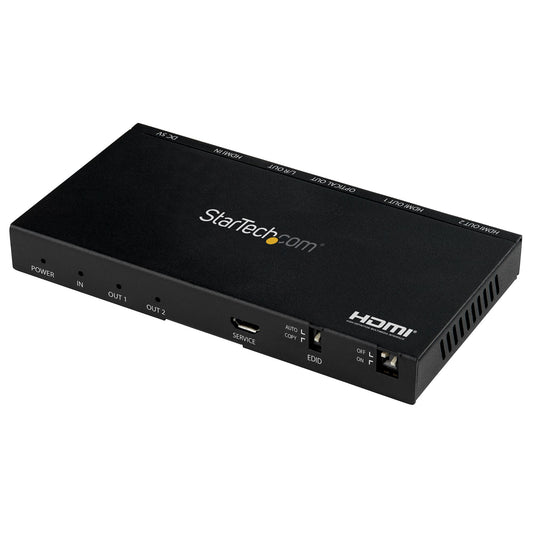 2-PORT HDMI SPLITTER (1X2) 4K W/ SCALER