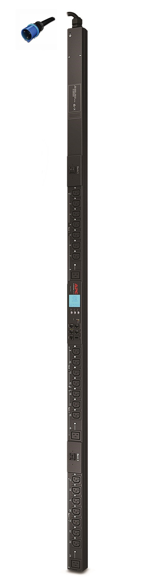 APC AP8953 power distribution unit (PDU) 24 AC outlet(s) 0U Black