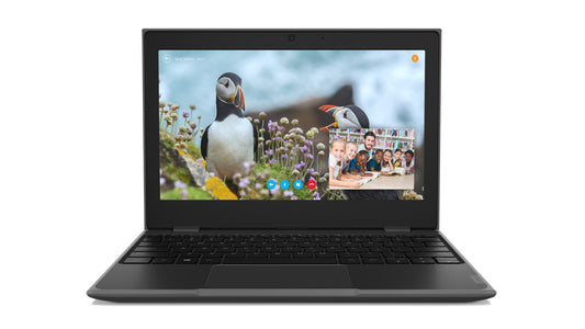 Lenovo 100e 3015e Notebook 11.6" HD AMD 3000 4 GB DDR4-SDRAM 64 GB eMMC Wi-Fi 6 (802.11ax) Windows 10 Pro Black