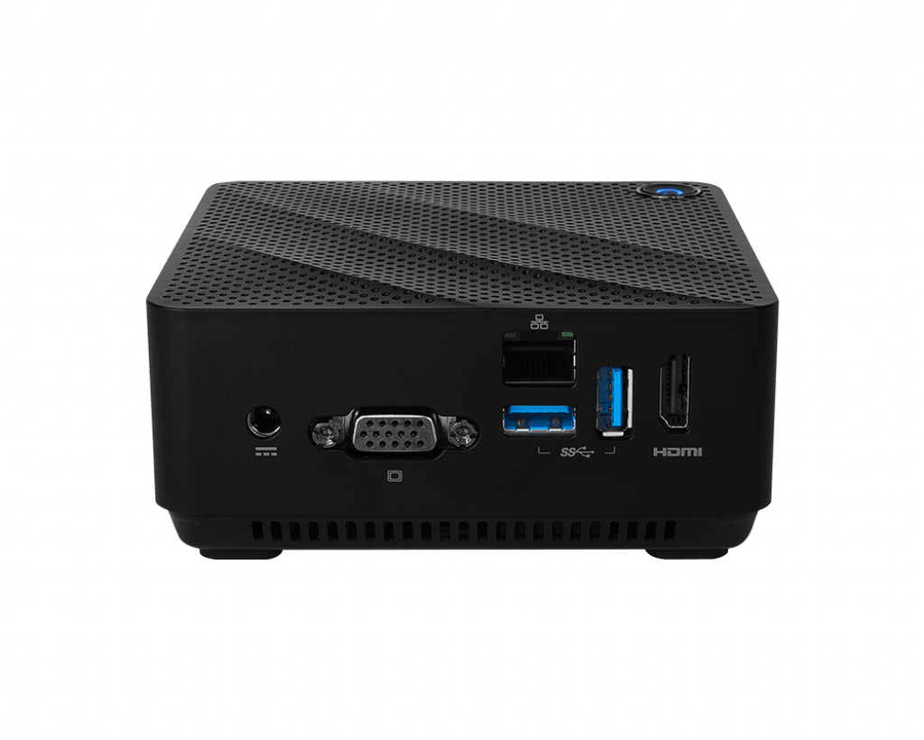 MSI Cubi N JSL-070US N4500 mini PC IntelÂ® CeleronÂ® N 4 GB DDR4-SDRAM 128 GB SSD Windows 11 Pro Black