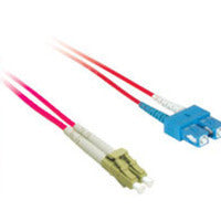 C2G 10m LC/SC Plenum-Rated 9/125 Duplex Single-Mode Fiber Patch Cable fiber optic cable 393.7" (10 m) Red