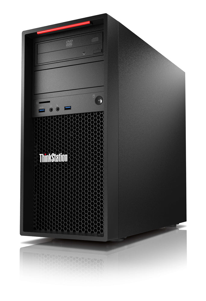 Lenovo ThinkStation P320 DDR4-SDRAM E3-1240V5 Tower IntelÂ® XeonÂ® E3 v5 8 GB 1000 GB HDD Windows 10 Workstation Black