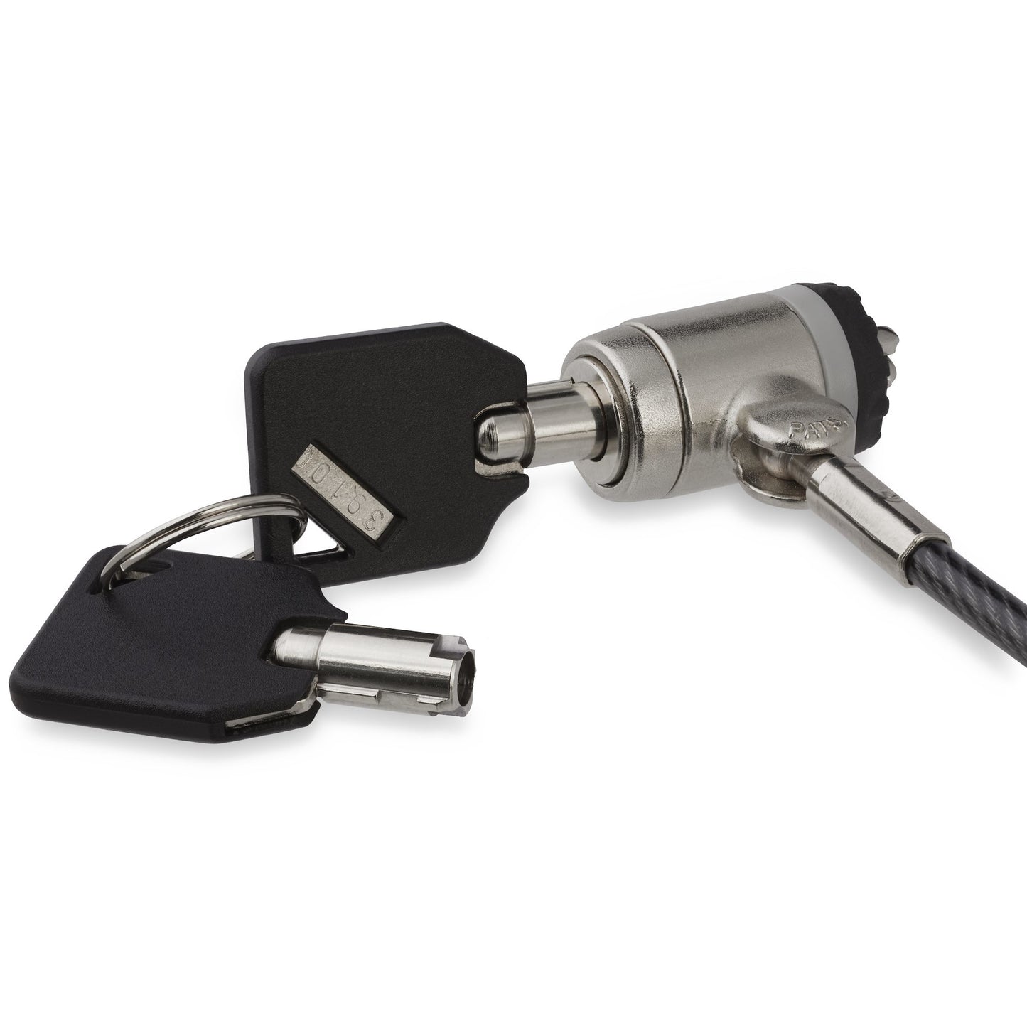 LTLOCKKEY - StarTech.com 6FT LAPTOP CABLE LOCK WITH KEYS - K-SLOT