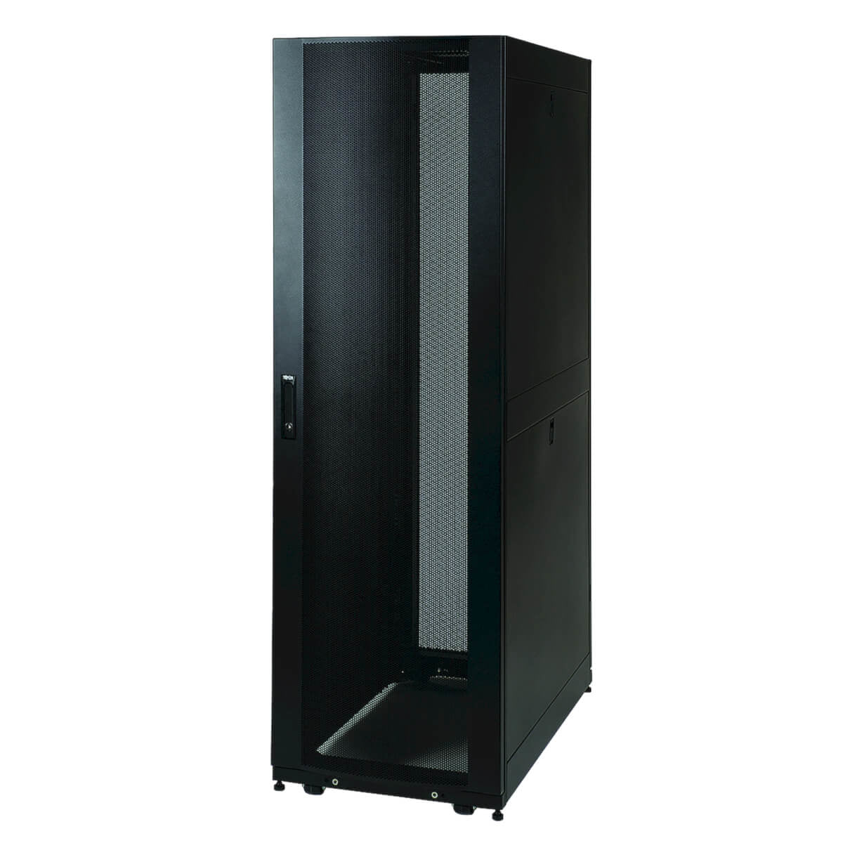 42U RACK ENCLOSURE SERVER CABINET KNOCK-DOWN W/ DOORS & SIDES