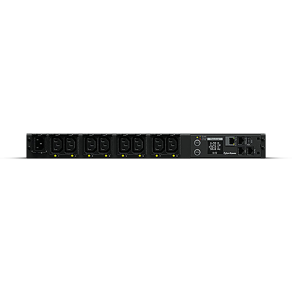 100-240V, 50/60 HZ, 8XIEC-320 C13 OUTLETS, IEC-320 C14 PLUG, 10 FT CORD, 1U RACK