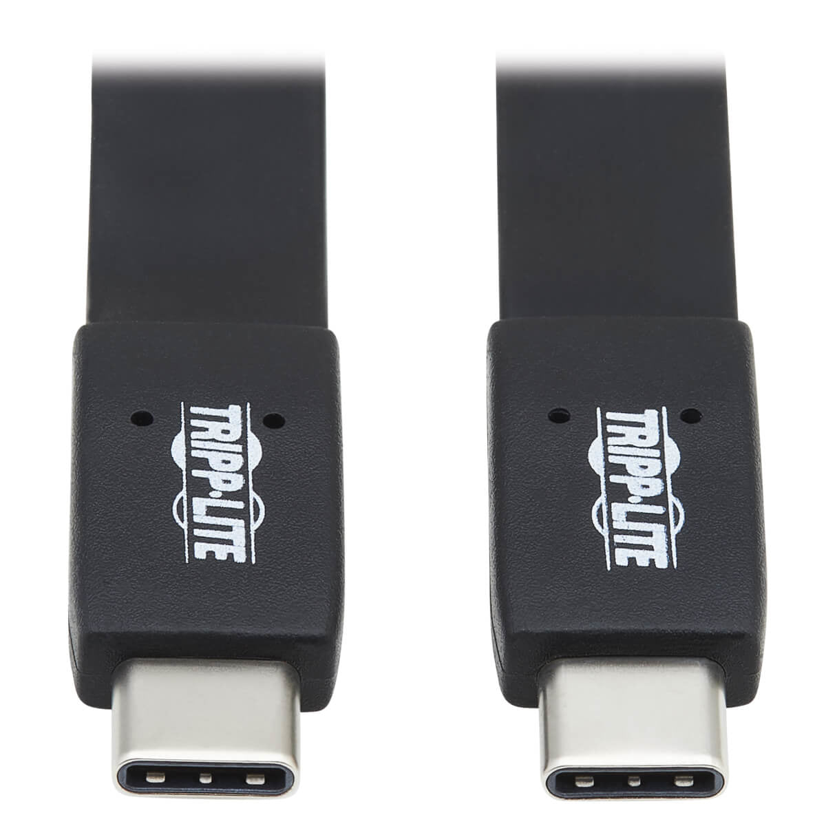 U420-003-G2-FL - Tripp Lite USB C CABLE FLAT USB 3.1 GEN2 10GBPS M/M THUNDERBOLT 3 BLACK 3FT