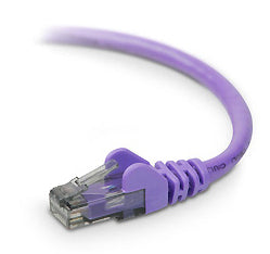 A3L980-30-PUR-S - Belkin NETWORK CABLE - RJ-45 - MALE - RJ-45 - MALE - UNSHIELDED TWISTED PAIR (UTP) - 30