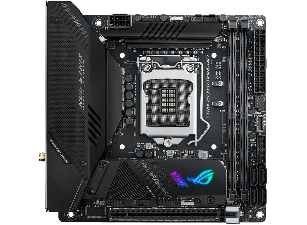 ASUS ROG STRIX Z590-I GAMING WIFI Intel Z590 LGA 1200 mini ITX