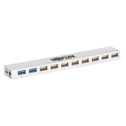 Tripp Lite U360-010C-2X3 interface hub USB 3.2 Gen 1 (3.1 Gen 1) Micro-B 5000 Mbit/s White