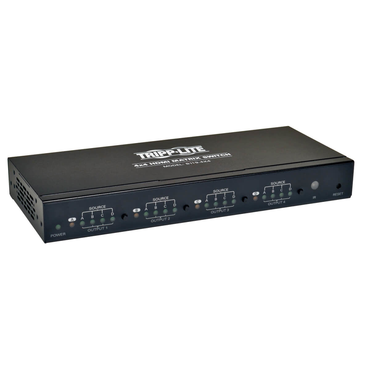 4X4 HDMI MATRIX SWITCH VIDEO/AUDIO 1920X1200 60HZ/1080P TAA