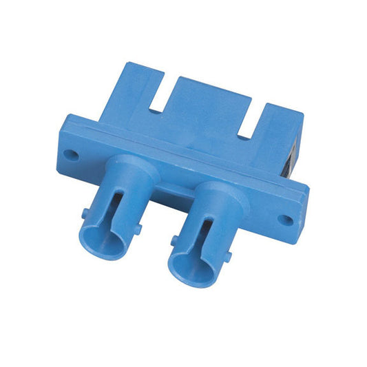 FOT114 - Black Box FIBER OPTIC ADAPTER - SINGLEMODE, DUPLEX, CERAMIC SLEEVE, RECTANGULAR, ST-SC, GS