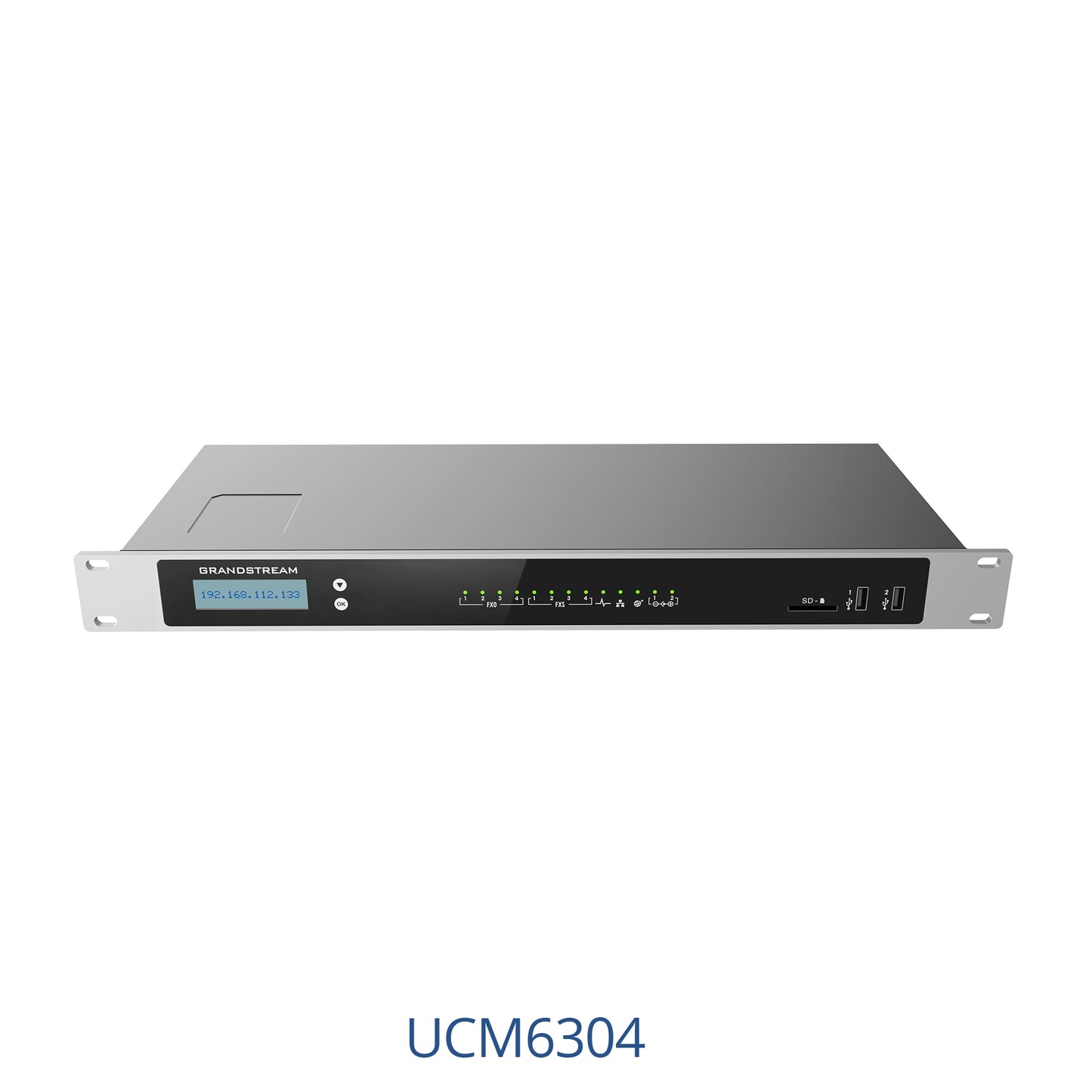 UCM6304 - Grandstream Networks IP PBX, ASTERICK 16, FXS/FXO, 2500 USERS