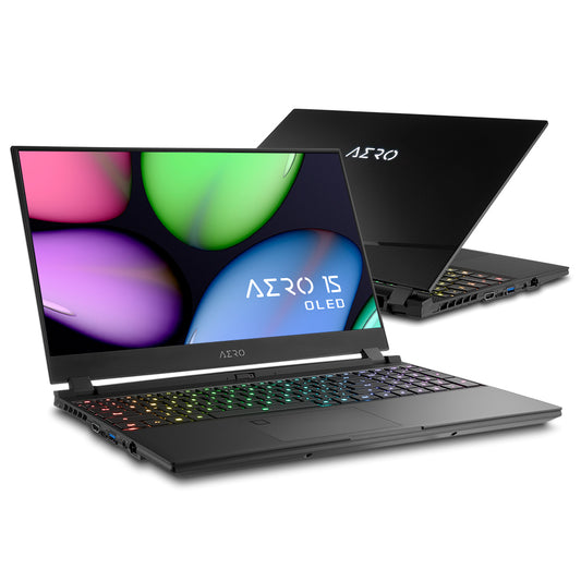 Gigabyte AERO 15 OLED XA-7US5130SP i7-9750H Notebook 15.6" 4K Ultra HD IntelÂ® Coreâ„¢ i7 16 GB DDR4-SDRAM 512 GB SSD NVIDIAÂ® GeForce RTXâ„¢ 2070 Max-Q Wi-Fi 6 (802.11ax) Windows 10 Pro Black