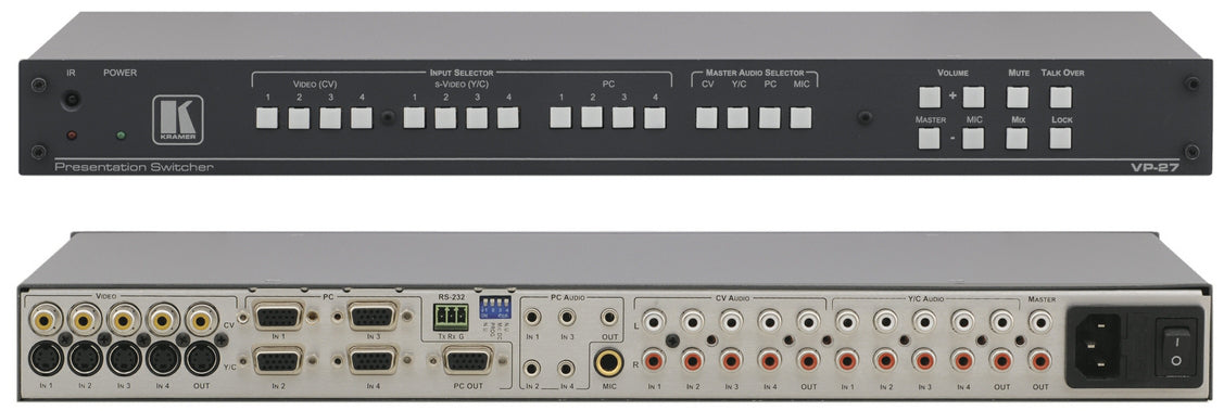 VP-27 - Kramer Electronics STEREO AUDIO SWITCHER