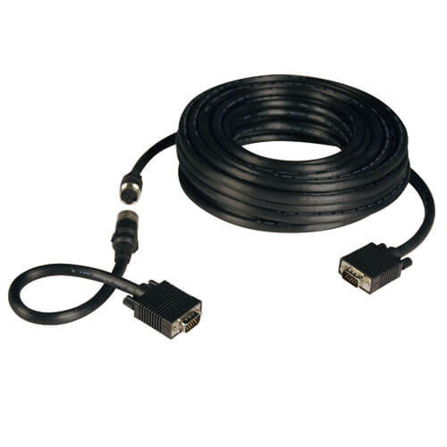 VGA COAX EASY PULL MONITOR CABLE, HIGH RESOLUTION CABLE WITH RGB COAX (HD15 M/M)