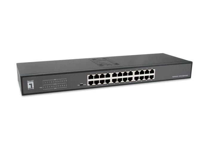 GEU-2431 - LevelOne 24-Port Gigabit Unmanaged Ethernet Switch