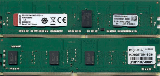 Kingston Technology KSM24RS8/8MEI-BK memory module 8 GB 1 x 8 GB DDR4 2400 MHz ECC