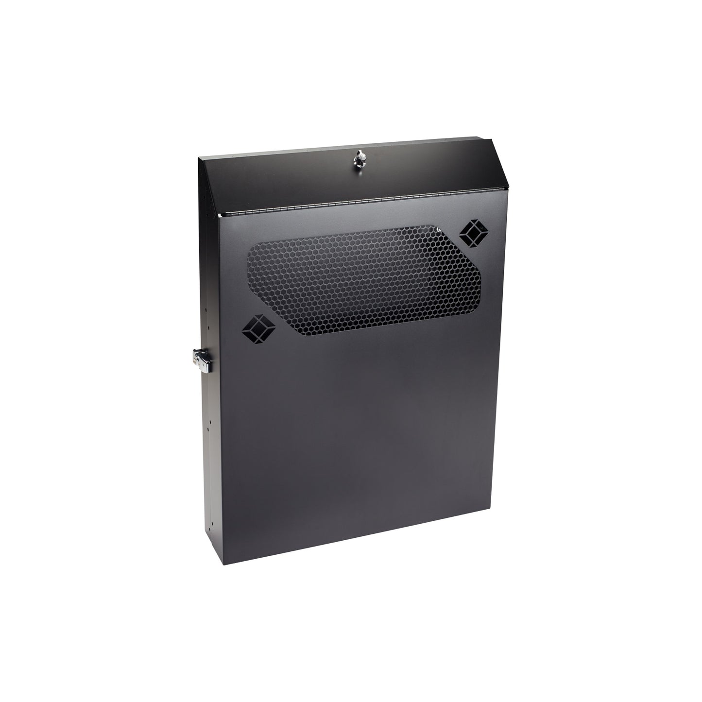 LOW-PROFILE VERTICAL WALLMOUNT CABINET - 2U, 24" D EQUIPMENT, GSA, TAA