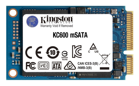 Kingston Technology KC600 mSATA 512 GB Serial ATA III 3D TLC