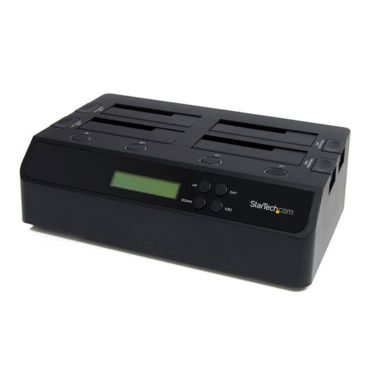 StarTech.com SATDOCK4U3RE media duplicator HDD duplicator 3 copies Black