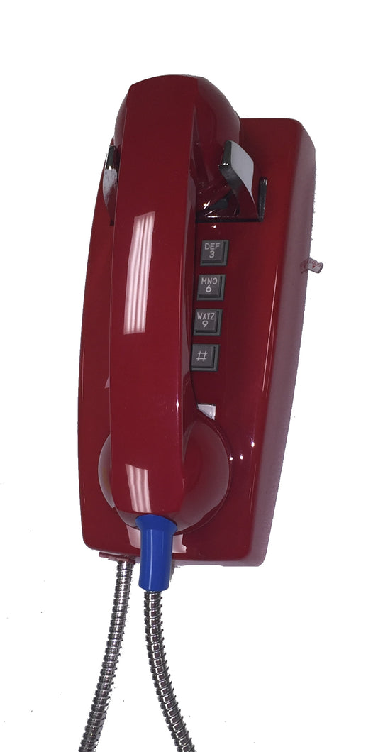 ITT-2554-ARCNDL-RD - Cortelco 255447ARCNDL Wall Phone