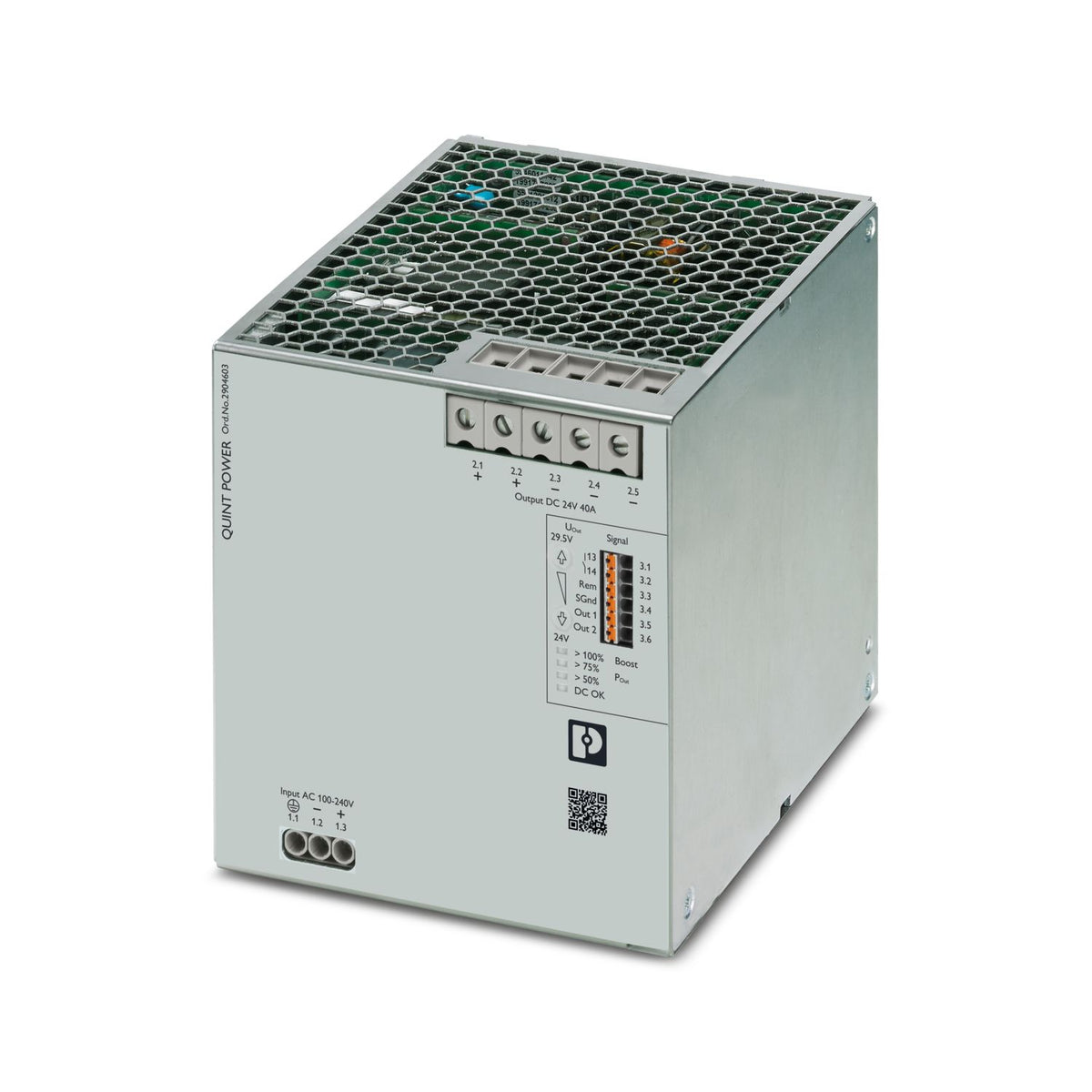 2904603 - Phoenix QUINT4 24V DC 40A 960W DIN Rail Power Supply