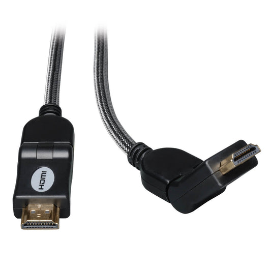 10FT HIGH SPEED HDMI CABLE DIGITAL VIDEO WITH AUDIO SWIVEL CONNECTORS 4K X 2K M/