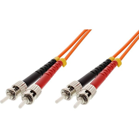 C2G 20m USA ST/ST Duplex 50/125 Multimode Fiber Patch Cable fiber optic cable 787.4" (20 m) Orange