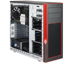 Supermicro SYS-5039AD-T PC/workstation barebone Midi-Tower Black,Red IntelÂ® Z170 LGA 1151 (Socket H4)