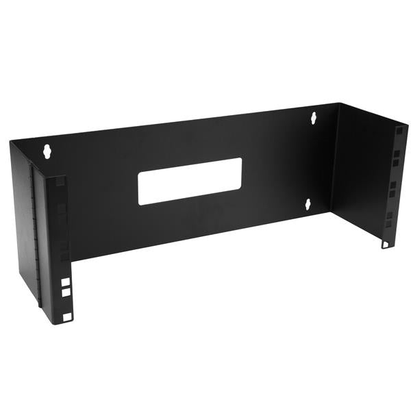 WALL-MOUNT A PATCH PANEL OR NETWORK SWITCH WHILE PROVIDING HINGED ACCESS TO THE