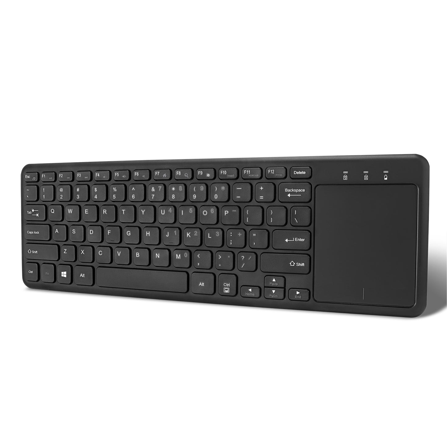 WKB-4050UB - Adesso 2.4GHZ WIRELESS KEYBOARD, WITH SCISSOR SWITCH KEYS, LARGE BUILT-IN MULTI-