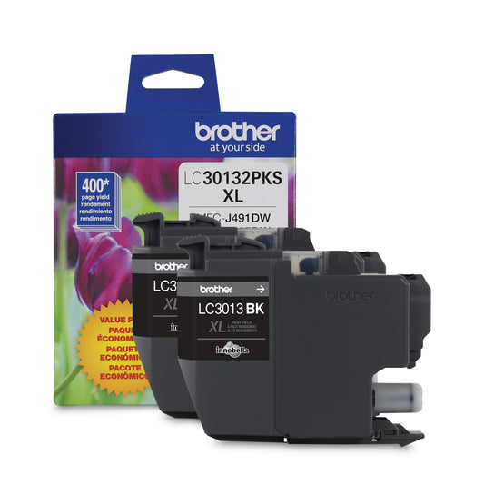 LC30132PKS - Brother HIGH YIELD 2-PK BLACK INK