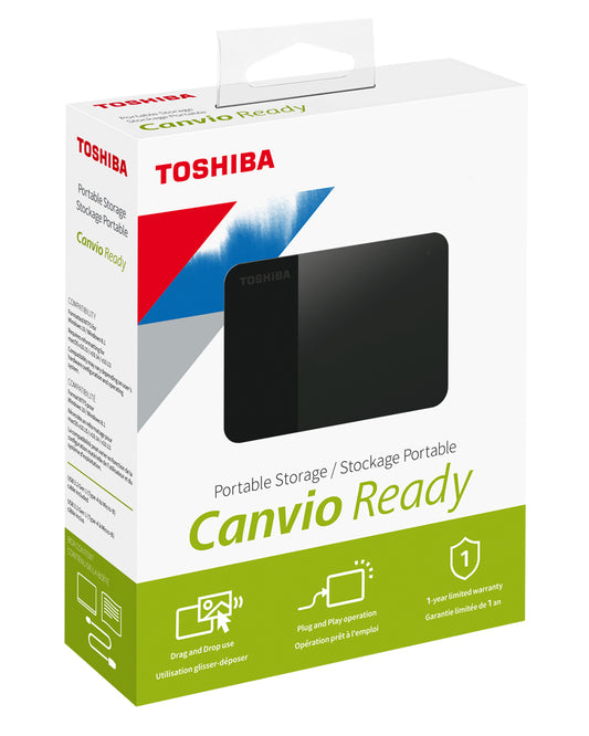 Toshiba Canvio Ready external hard drive 2000 GB Black