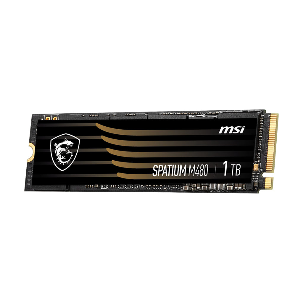 MSI SM480N1TB internal solid state drive M.2 1000 GB PCI Express 4.0 3D NAND NVMe