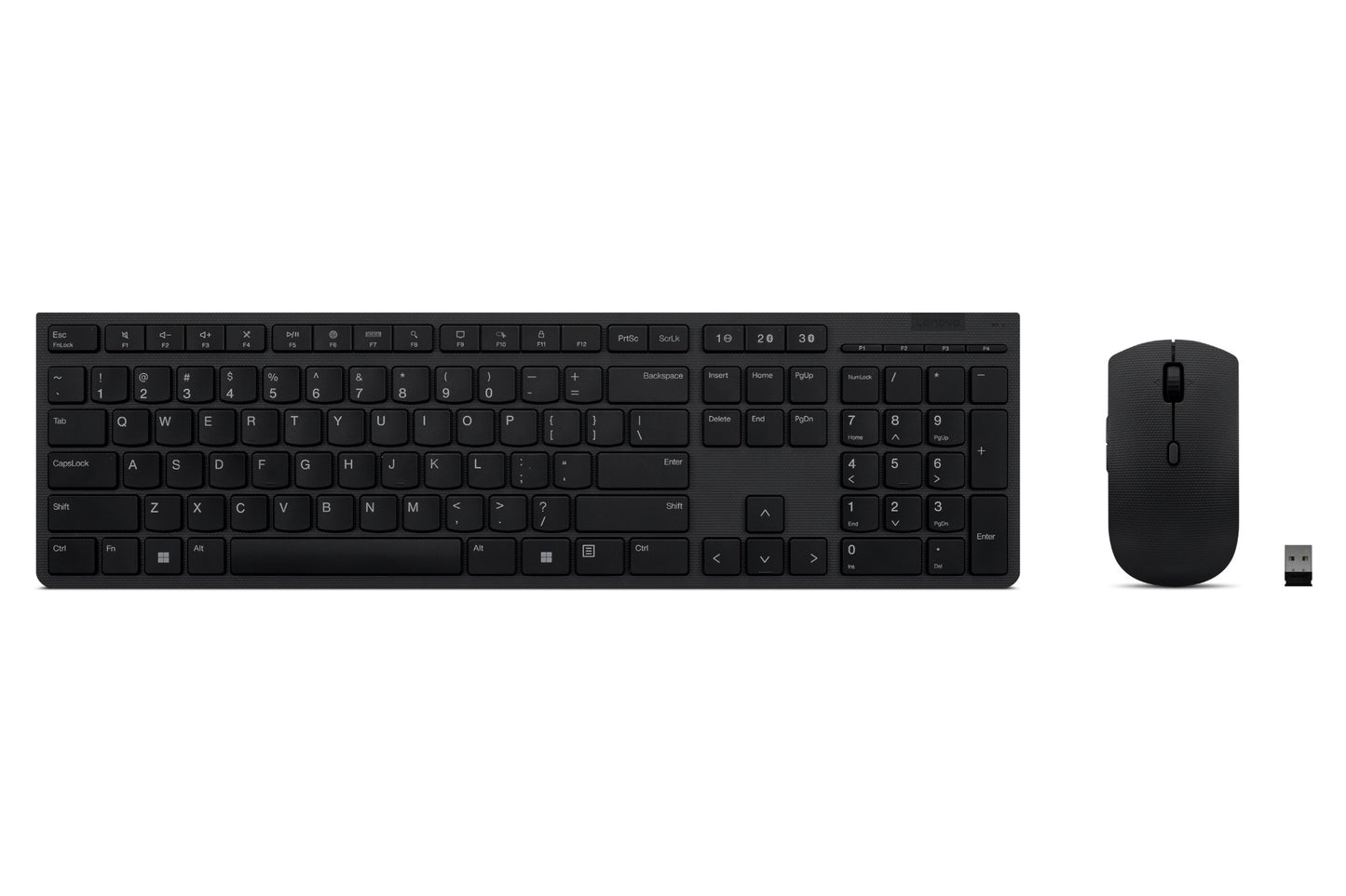 Lenovo 4X31K03931 keyboard Mouse included RF Wireless + Bluetooth US English Black