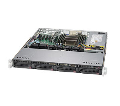 Supermicro SuperServer 5018R-M Rack (1U), - Black, Gray IntelÂ® C612 LGA 2011 (Socket R)