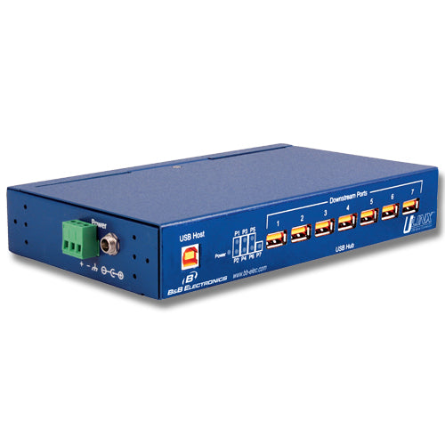 UHR207 - IMC Networks 7 PORT INDUSTRIAL USB HUB