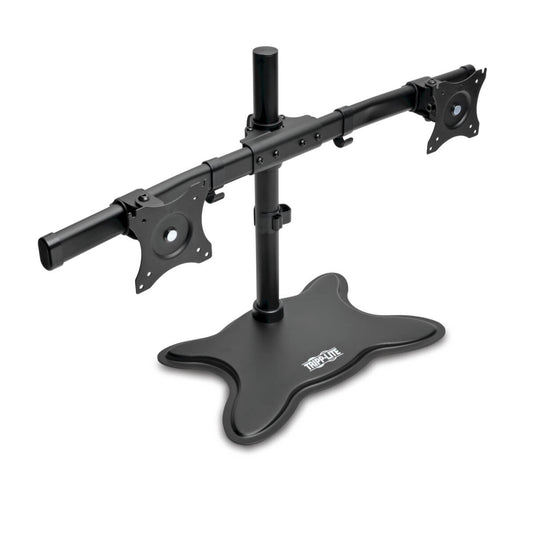 DUAL-MONITOR TV DESKTOP DISPLAY MOUNT STAND FULL MOTION 13IN.- 27IN.