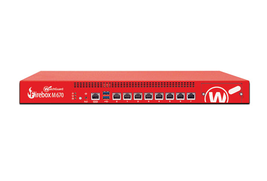 WATCHGUARD FIREBOX M670 WITH 1 YEAR WARRANTY BASIC SECURITY SUITE