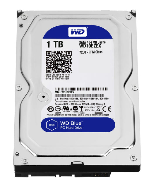 1TB 7200RPM 64MB CACHE SATA 6 GB/S CAVIAR BLUE DRIVE