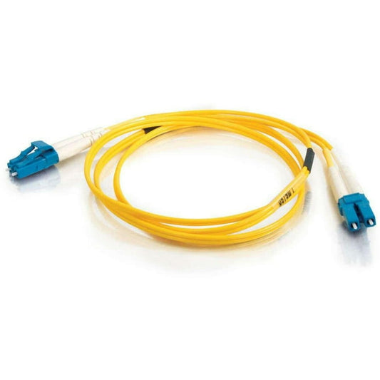 C2G 6M LC-LC 9/125 OS1 DUPLEX SINGLEMODE FIBER OPTIC CABLE (TAA COMPLIANT) - YEL