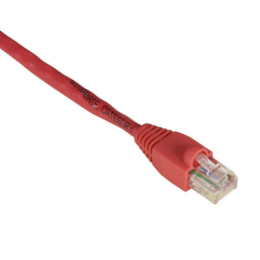 C5U-R-SB-STR-RD-6 - Black Box CAT5E 350-MHZ STRANDED ETHERNET PATCH CABLE - UNSHIELDED, PVC, SNAGLESS BOOT, RE